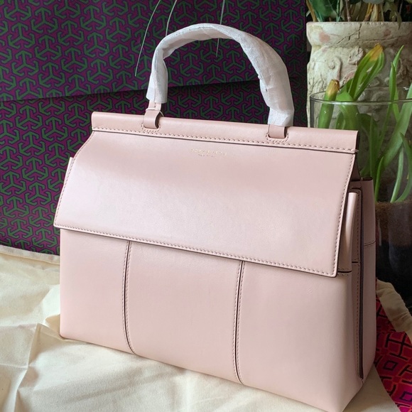 ⛔️SOLD⛔️Authentic Tory Burch LG T-Satchel leather - Picture 2 of 8